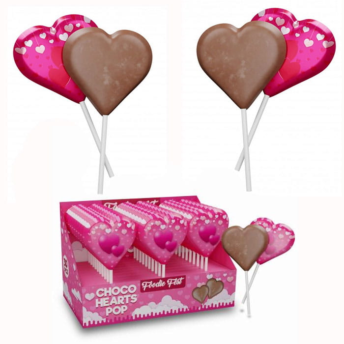 Levně Foodie Fest Čokoládové Srdce Na Valentýna (23G) 30 Ks