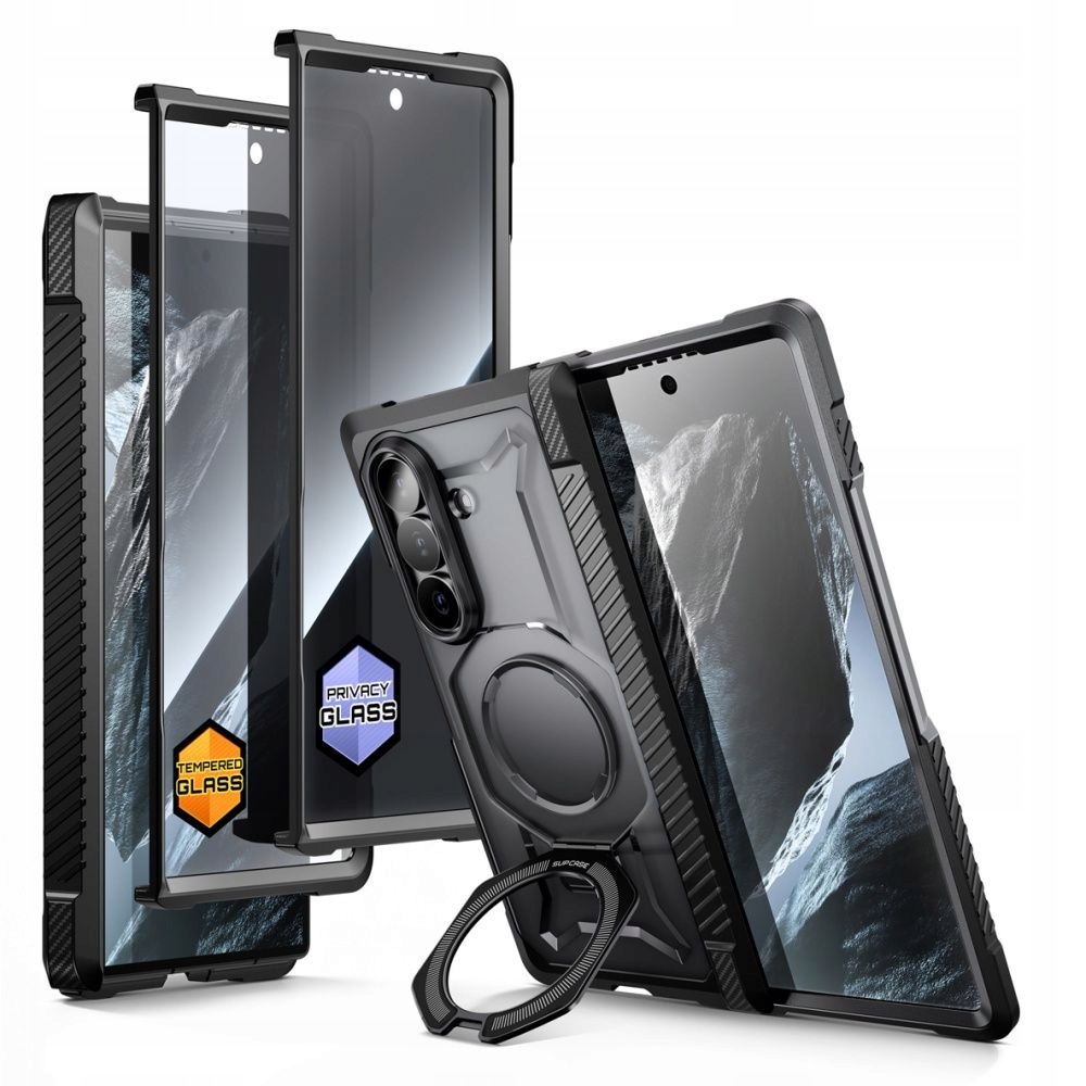 Pouzdro Supcase Ub Grip Mag MagSafe 2-Set pro Samsung Galaxy Z Fold 8 černé