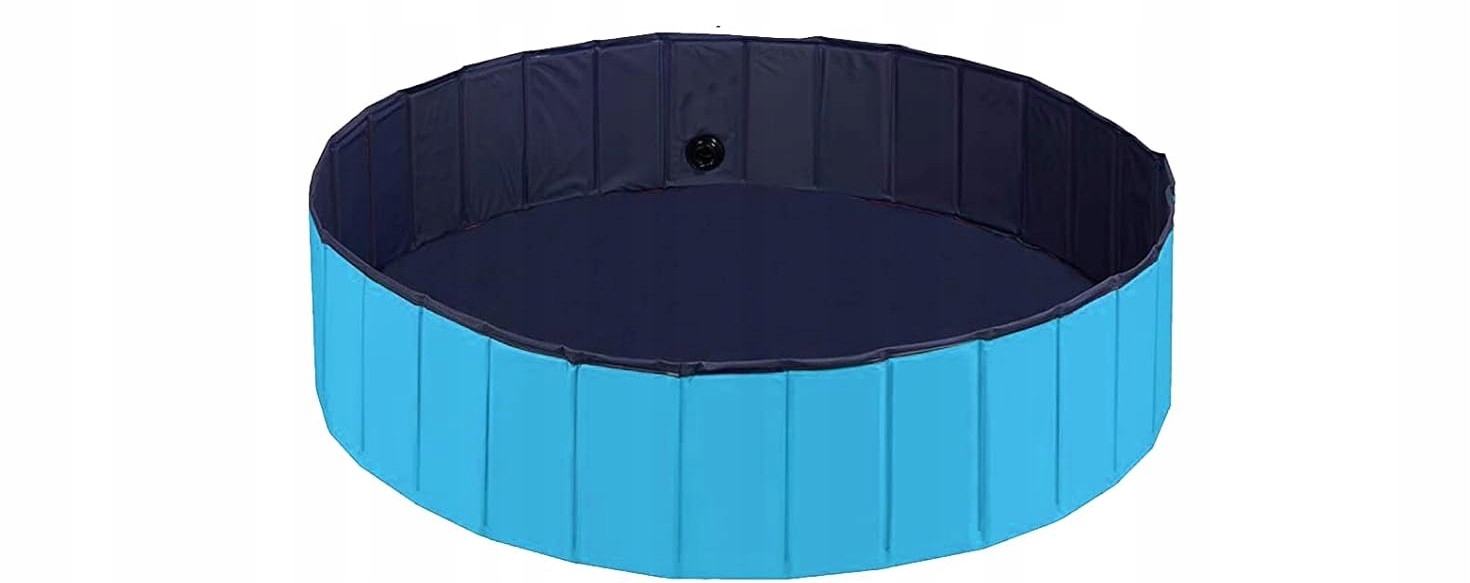 Jsdoin Velký skládací přenosný protiskluzový bazén pro psa 120 x 30 cm