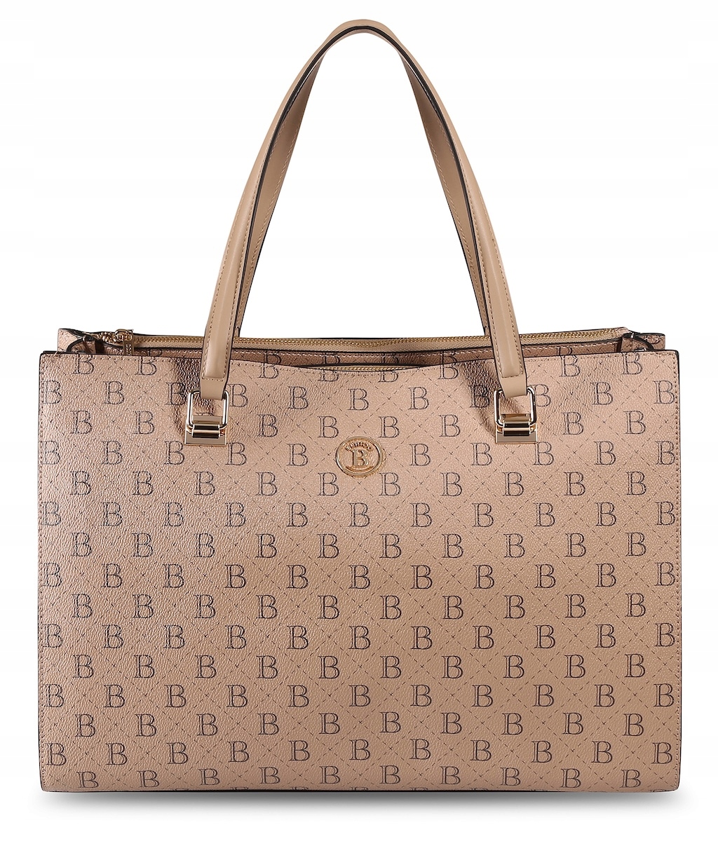 Cestovní kabelka Bertoo Valentina beige logo