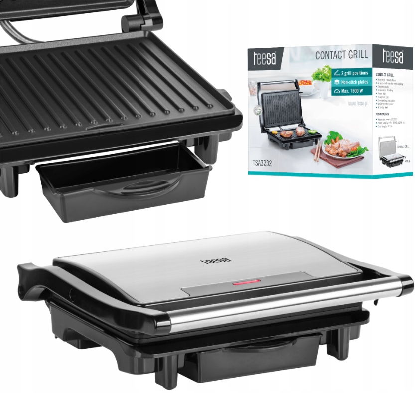 Panini Elektrický Gril TSA3232 Sendvičovač XXL Teesa 1500W Silný