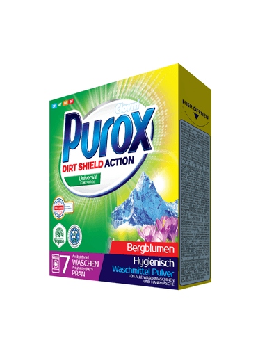 10X Purox Univerzální prášek na praní 490 g (7 praní)