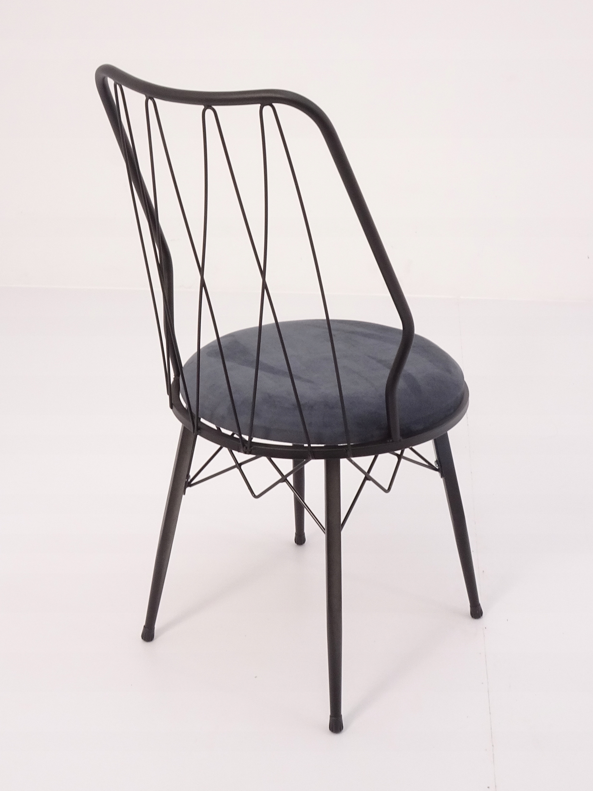 Сучасний стілець сад / тераса; сіре сидіння кількість стільців у комплекті 1