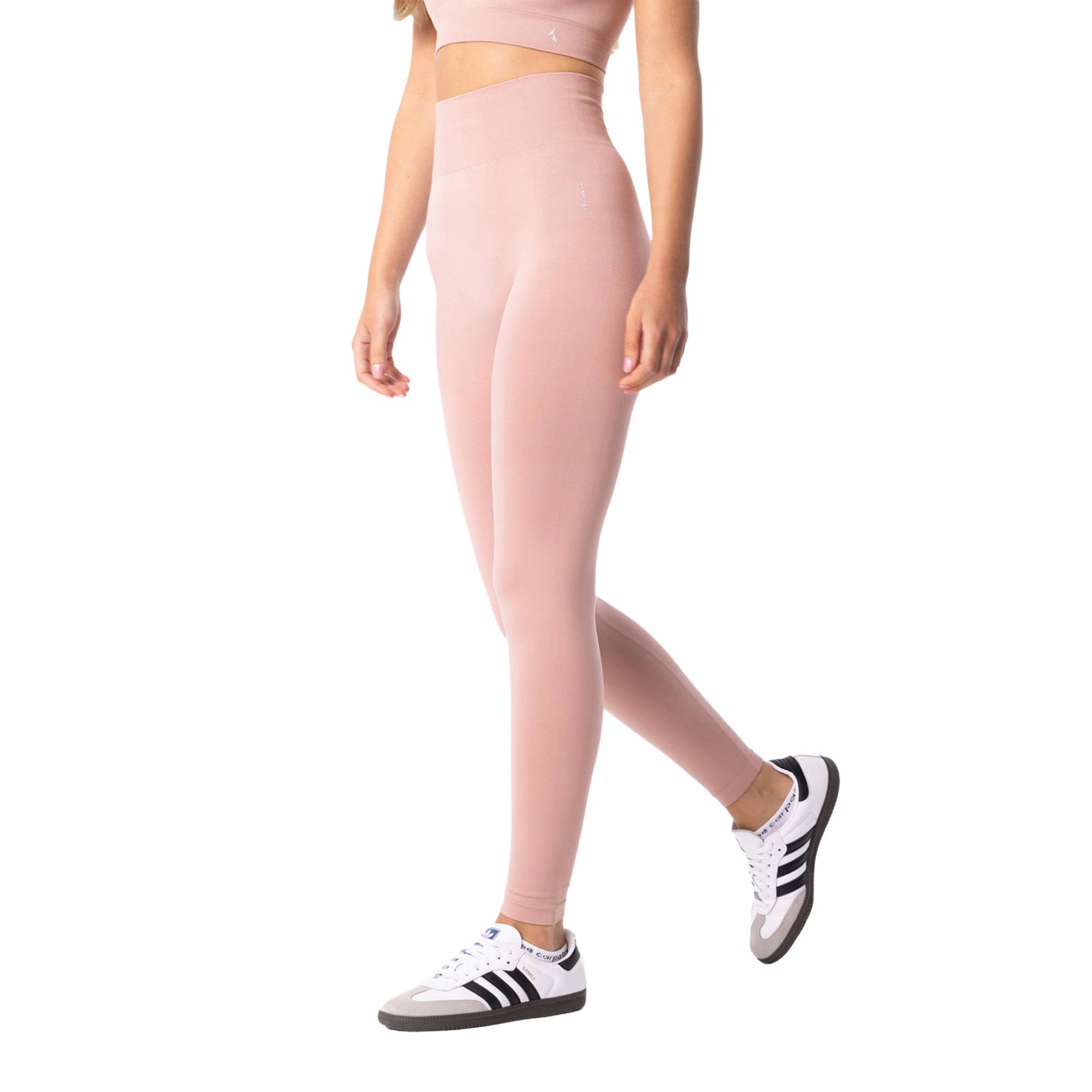 Legginsy treningowe damskie Carpatree Simply Seamless smooth pink XL