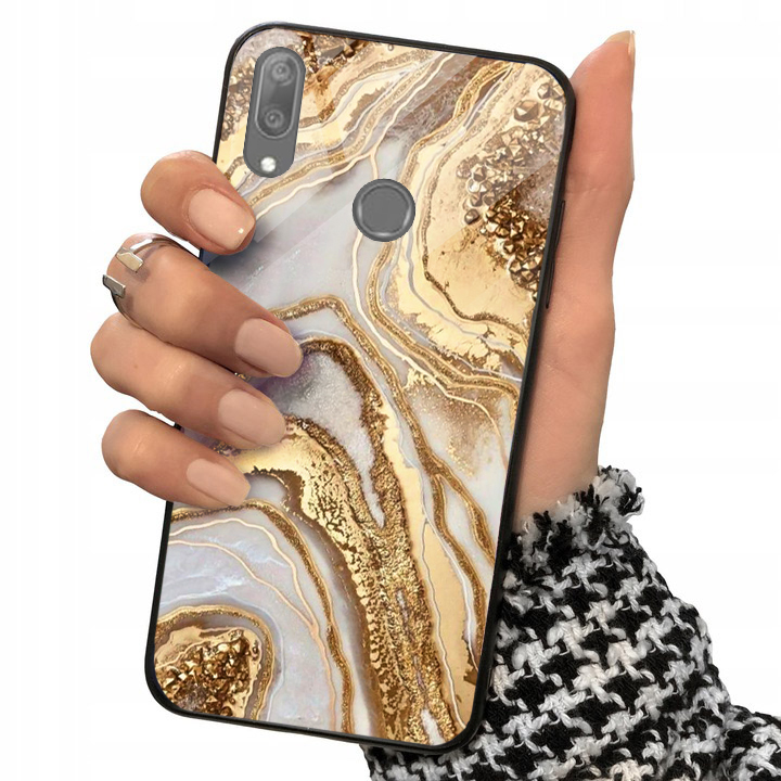 

Etui Glass Case do Huawei Y9 2019 wzory + Szkło