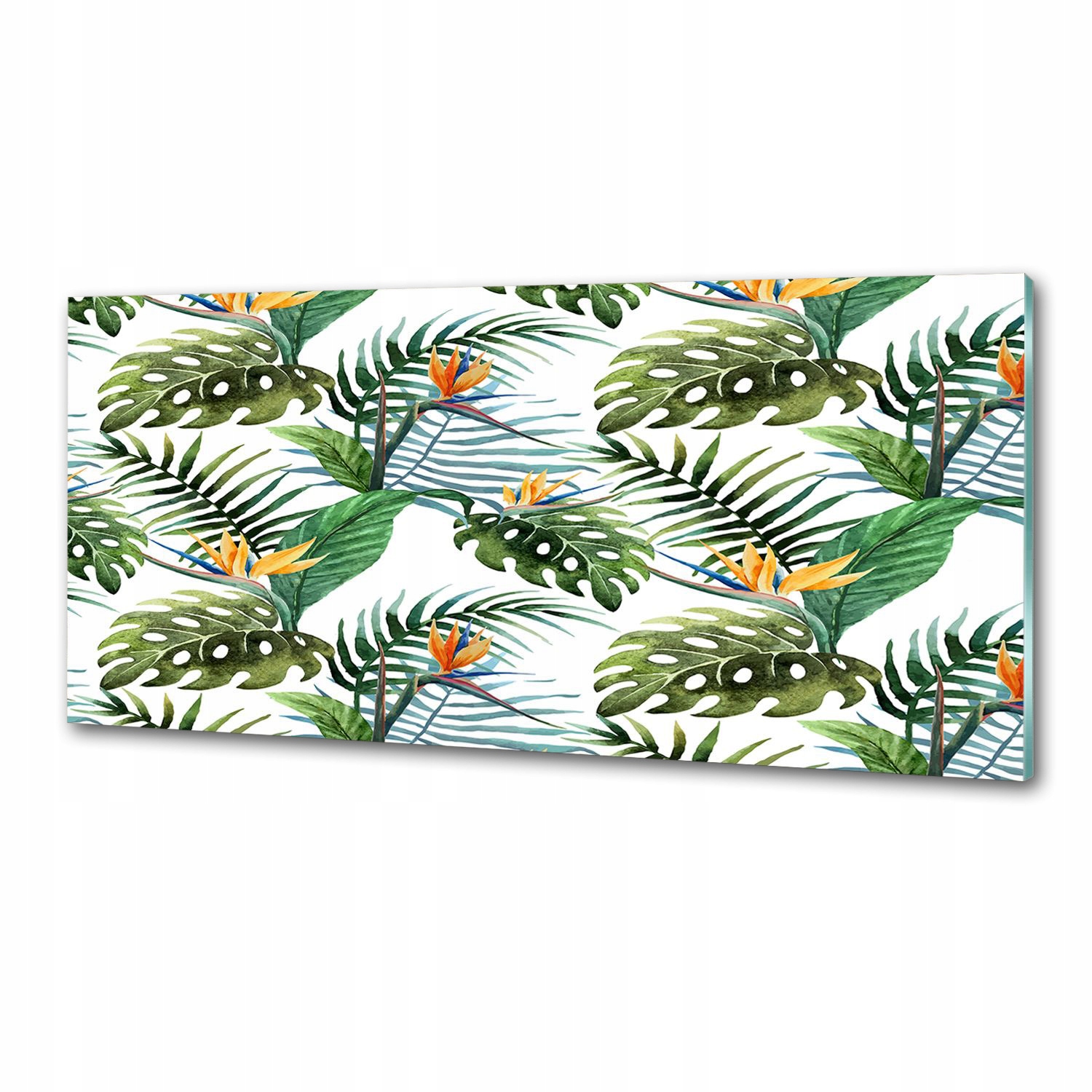 Panel do kuchyne Tropické kvety 125 x 50 cm Lepidlo