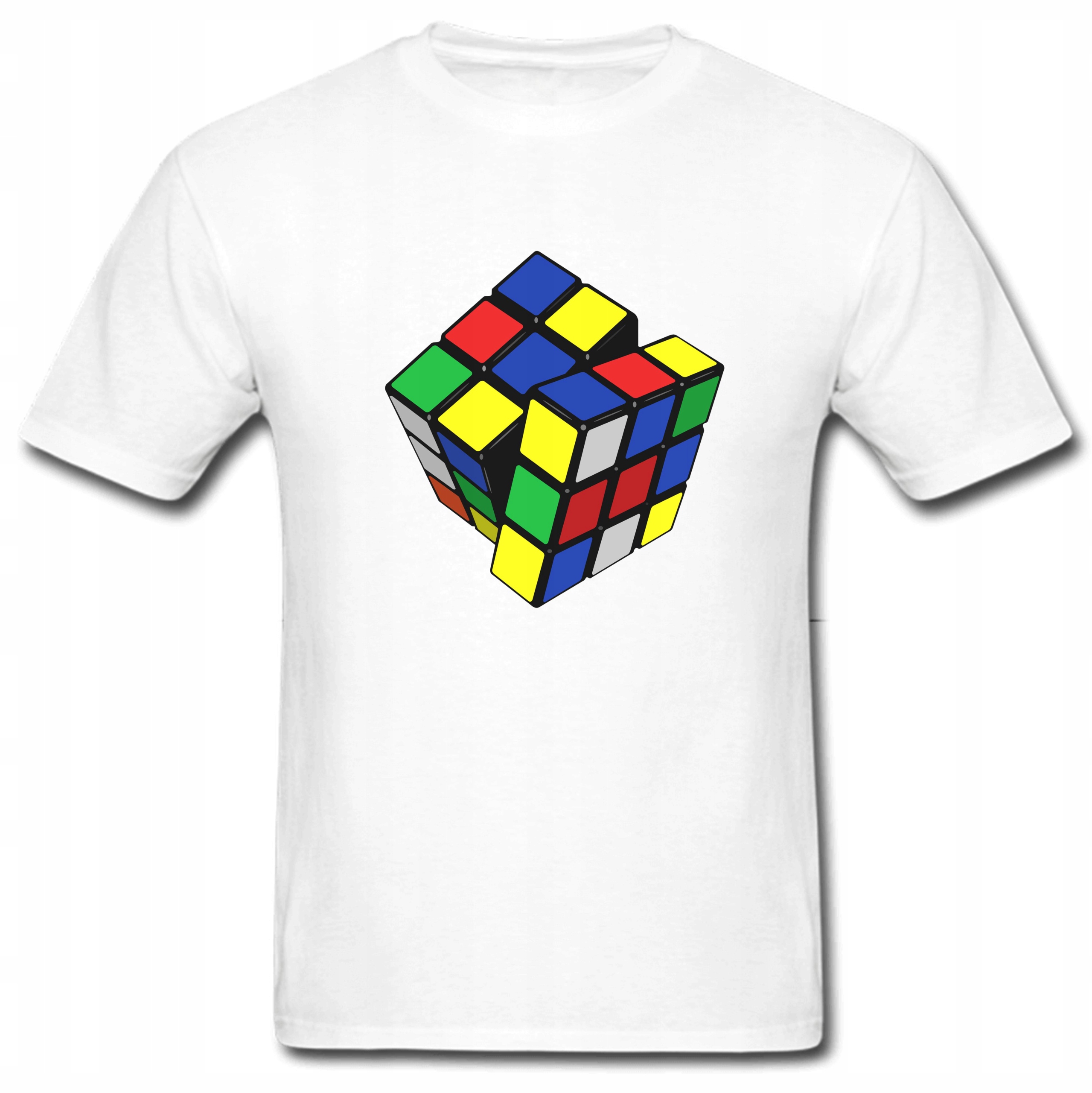 

T-shirt sport koszulka Kostka Rubika damska S