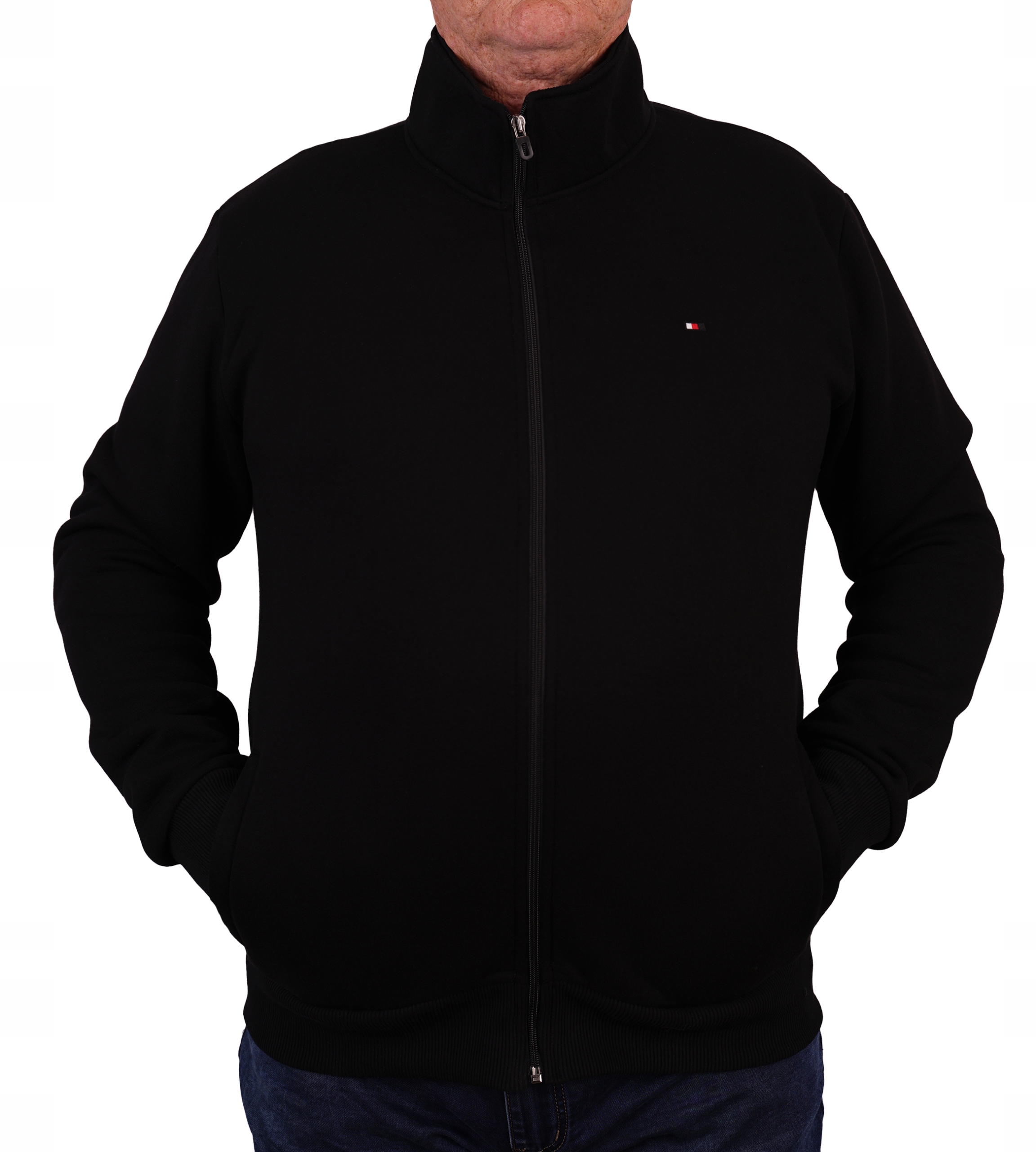 

Bluza Rozpinan Czarna Gruba Jakość Stójka Duża 4XL