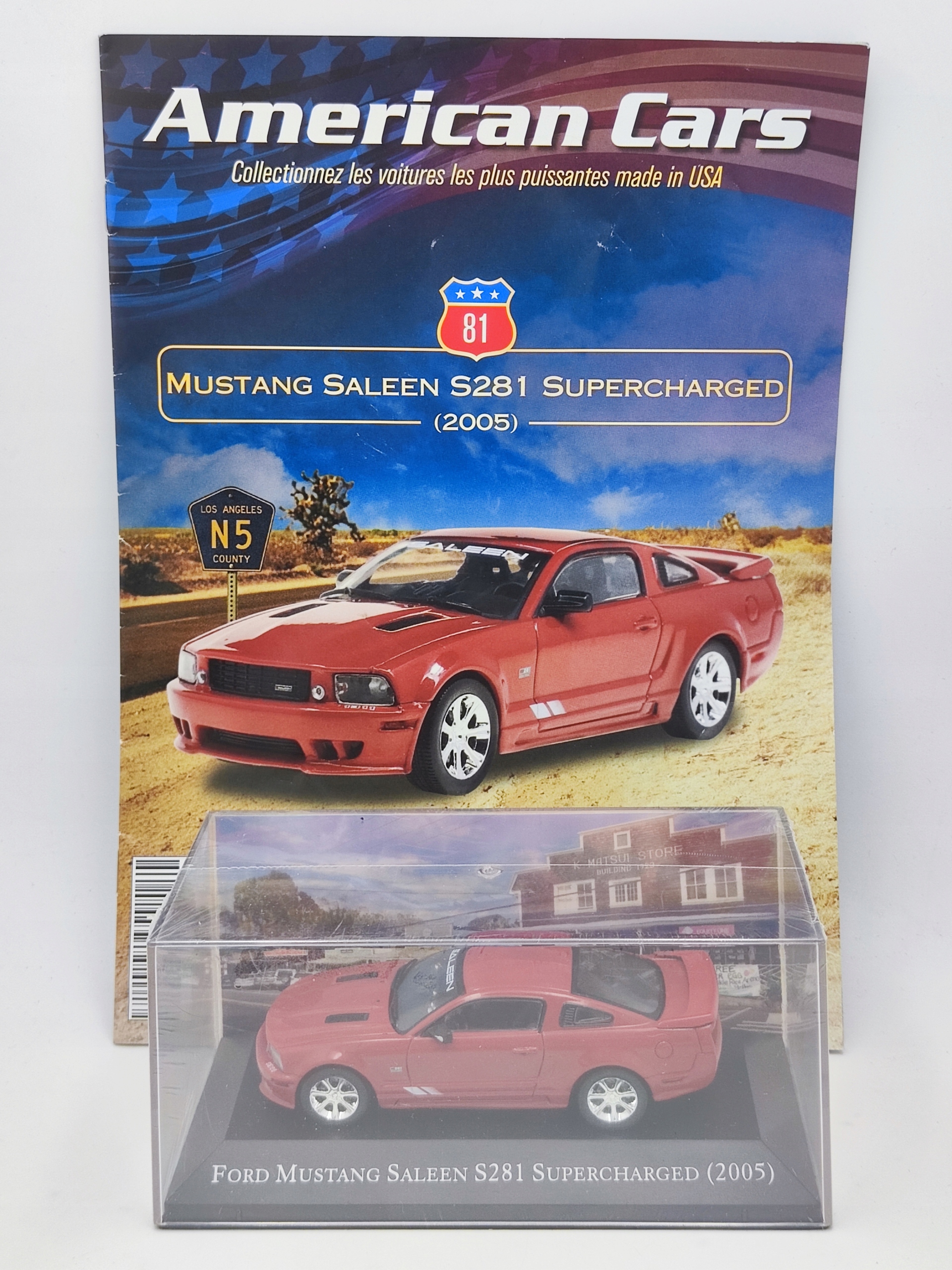 Ford Mustang Saleen S281 2005 1:43 DeAgostini GM81 plyn