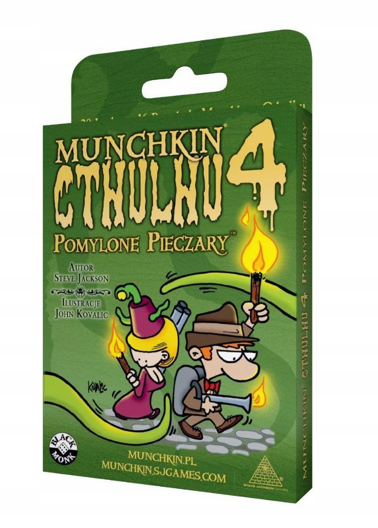 

Black Monk Munchkin Cthulhu 4 - Pomylone Pieczary