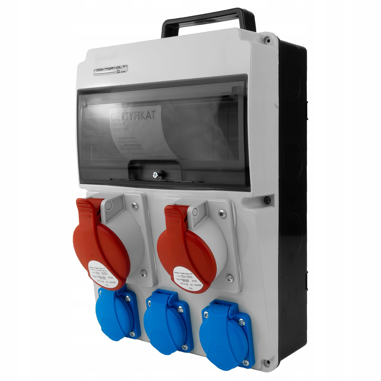 Stavební rozvaděč Cas DV-8102-F 3x230V bez zabezpečení Doktorvolt