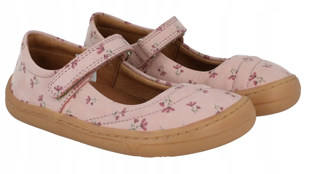 Skórzane balerinki Froddo G3140184-8 barefoot buty na rzep pobicie r. 24