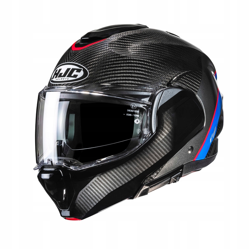 Motocyklová Prilba Hjc F100 Carbon Stan Black Blue M