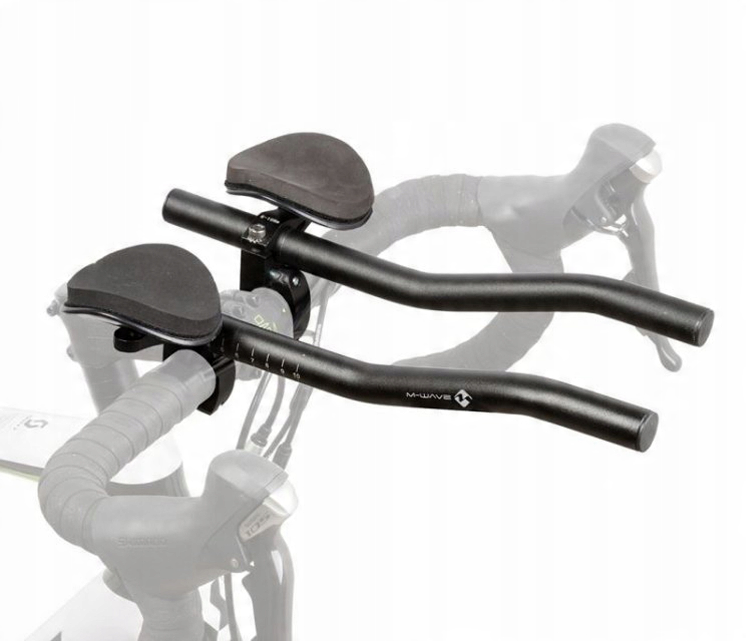 

Kierownica M-wave Czarna Lemondka Aero Triathlon