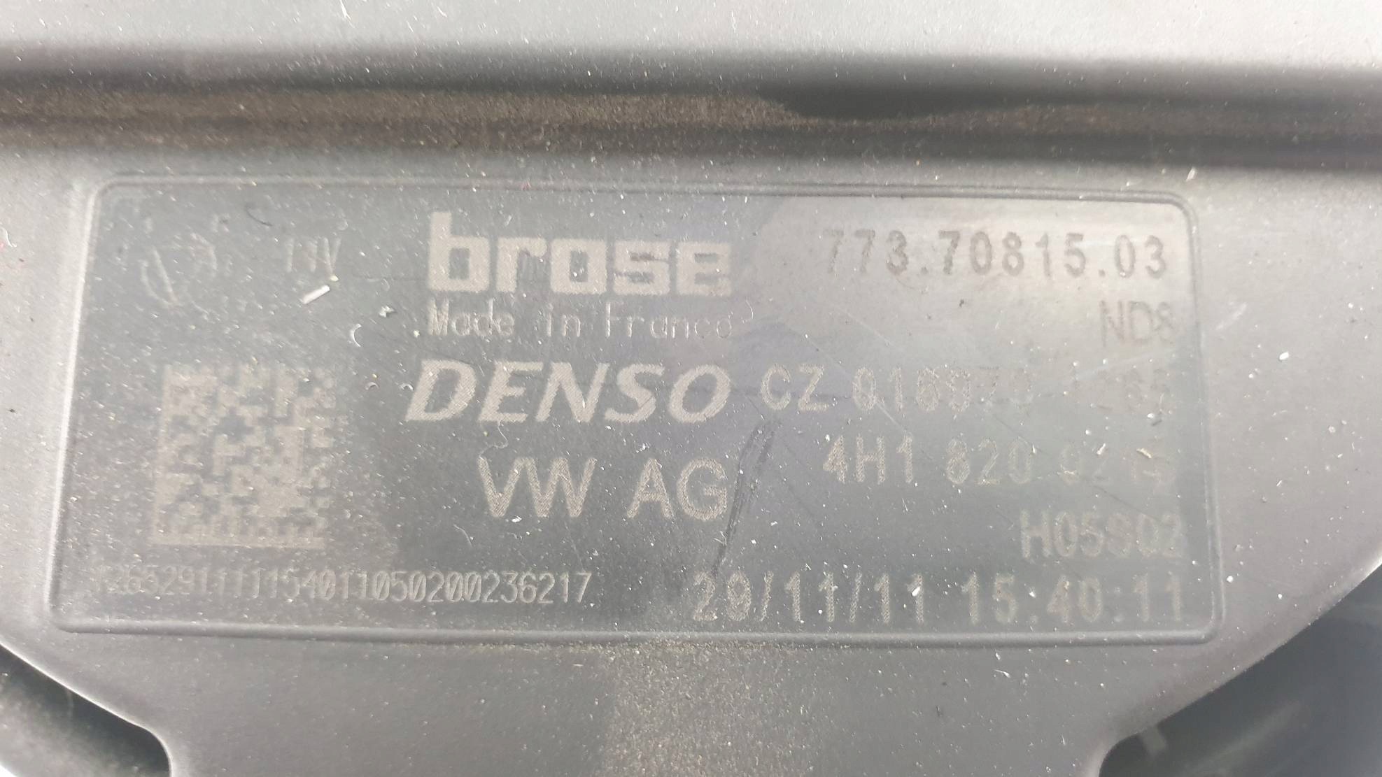 fan cab 4H1820021B AUDI A6 C7