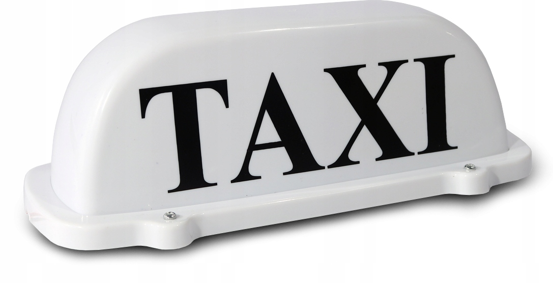 KOGUT TAXI LAMPA LED BIAŁY Z NAPISEM NA MAGNES SZPAKÓWKA GAPA Producent części ST PARTS
