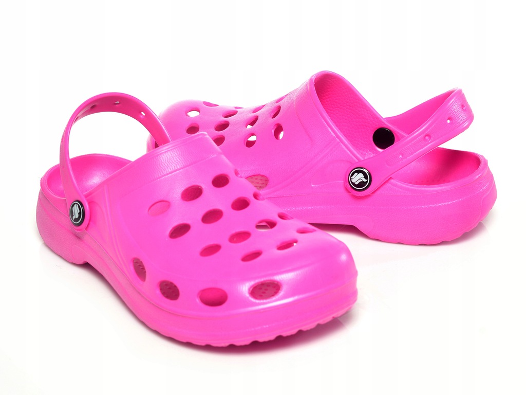 

Klapki Kroksy Chodaki Dziecięce Róż Lekkie Pianka