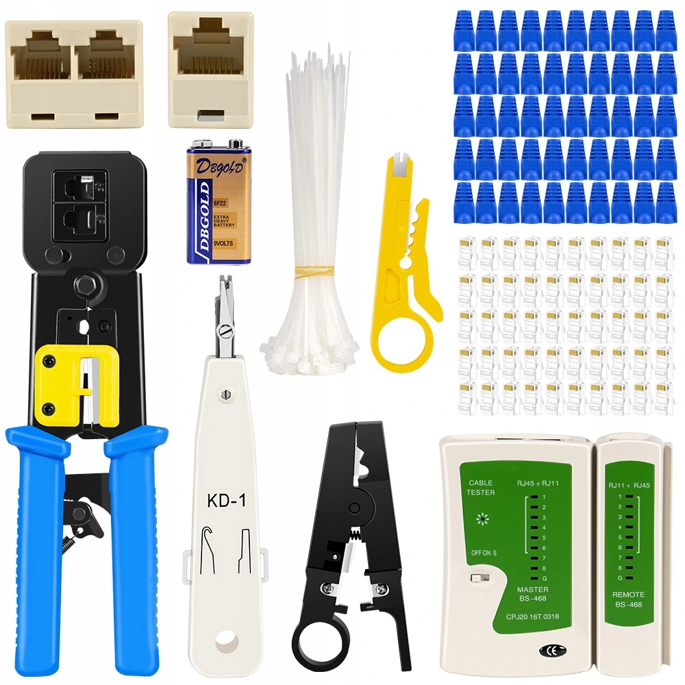 Narzędzi Sieciowych Tester RJ45 PassThrough 50szt.