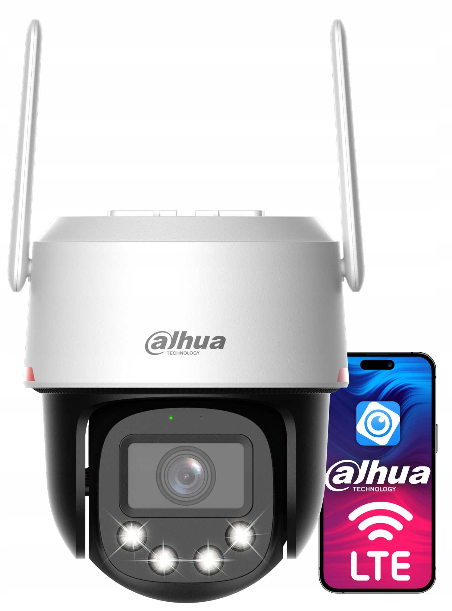 Otočná kamera 4G Dahua P4F-PV-4G 4MPx WizColor Autotracking Detekcia Ai
