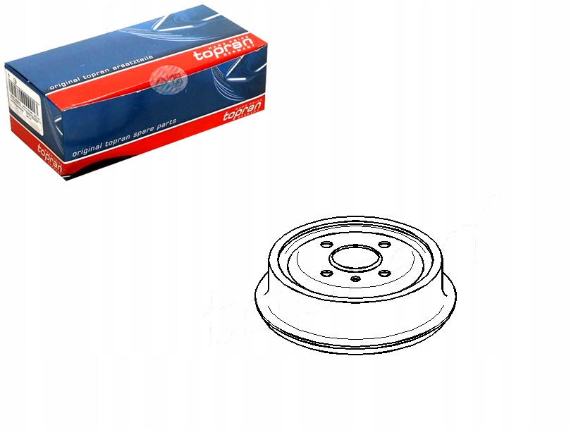 BĘBNY HAMULCOWE OPEL ASTRA F KADETT TOPRAN