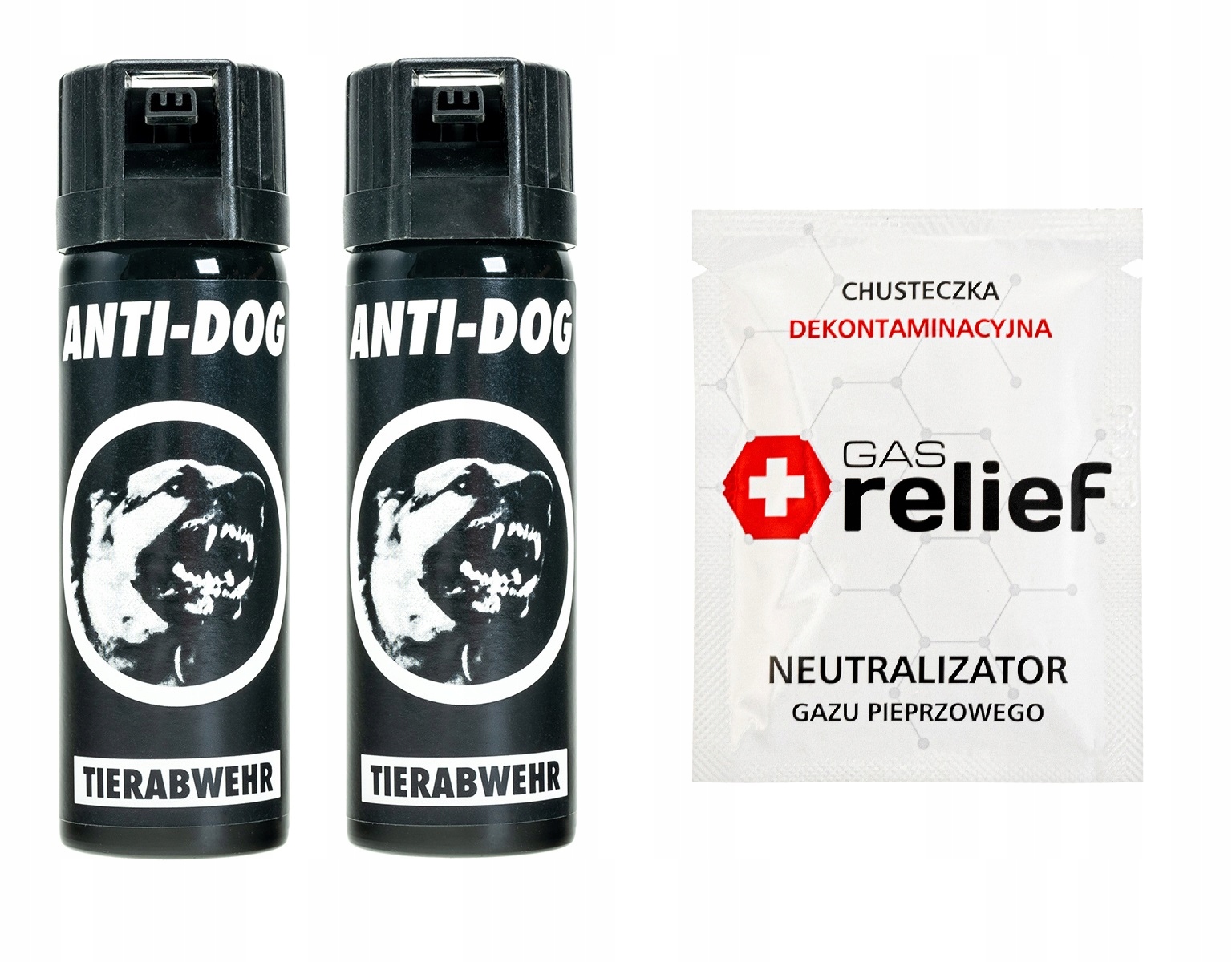 Gaz pieprzowy Hoernecke Anti Dog 63ml 2 szt Zestaw