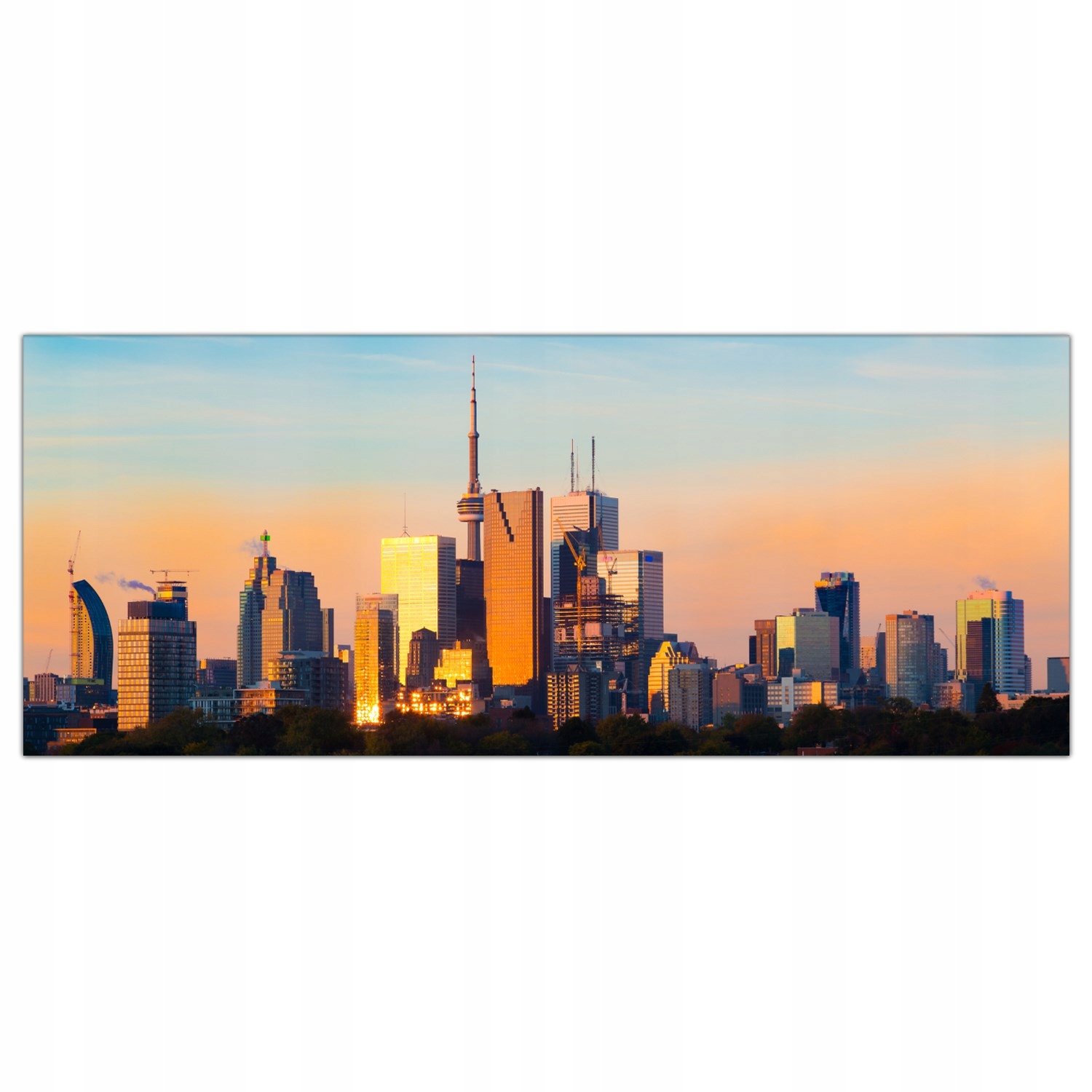 

Obraz na szkle Foto Toronto Zachód Słońca 125x50