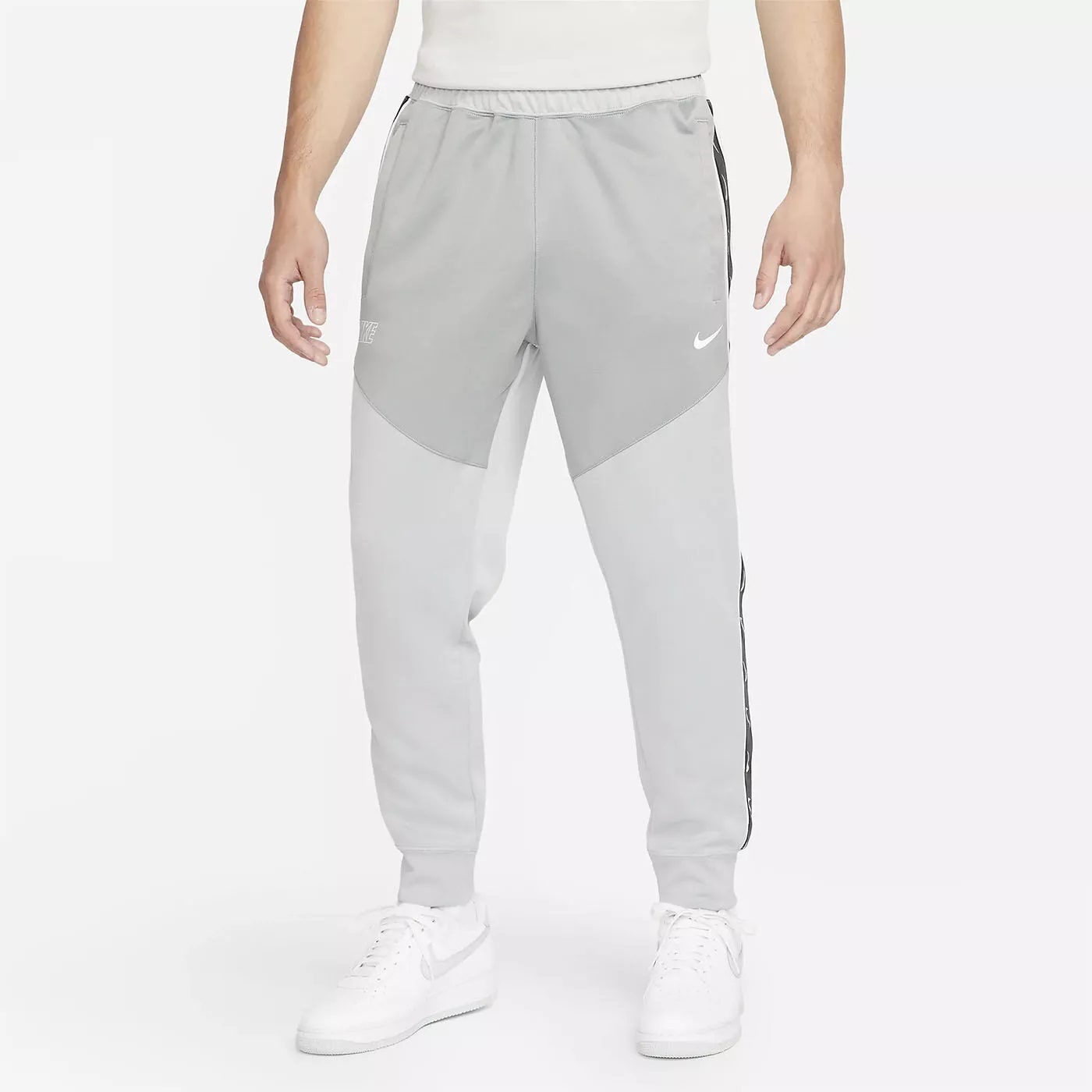 Pánské teplákové kalhoty Nike DX2027 077 šedé, sportovní, velikost M