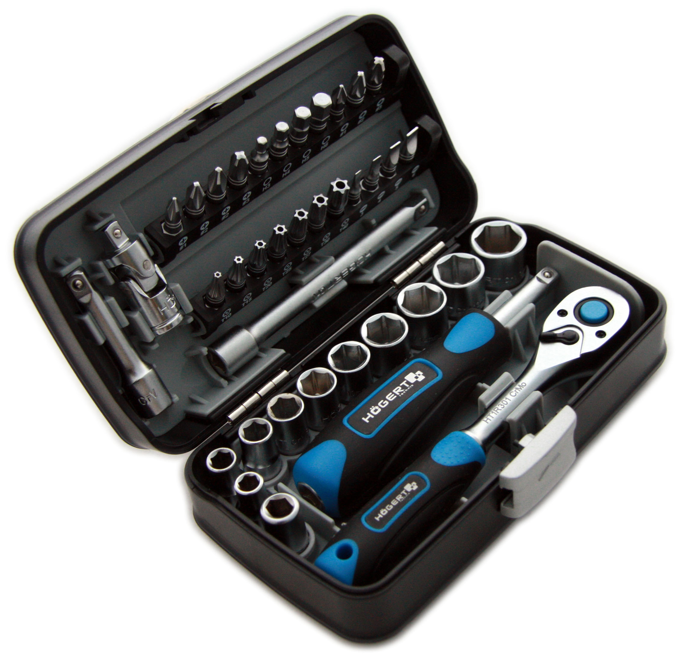 

Klucze nasadowe 1/4'' zestaw 36szt HT1R462 Hogert