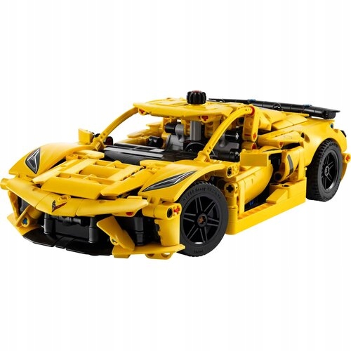 LEGO Technic 42205 Chevrolet Corvette Stingray Klocki LEGO Żółty Chevrolet Marka LEGO