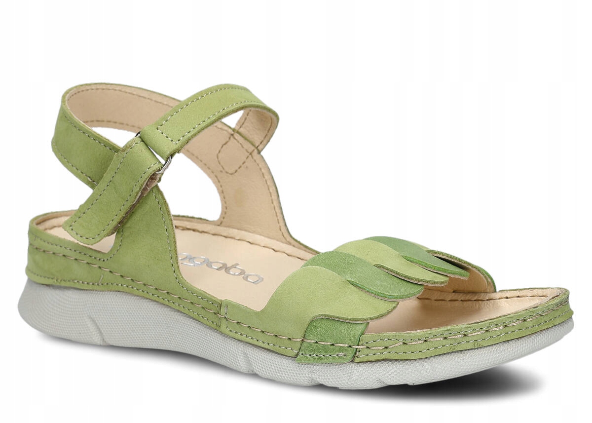 Nagaba 101 Světle Zelený Samuel Dámský Sandál Velikost 40