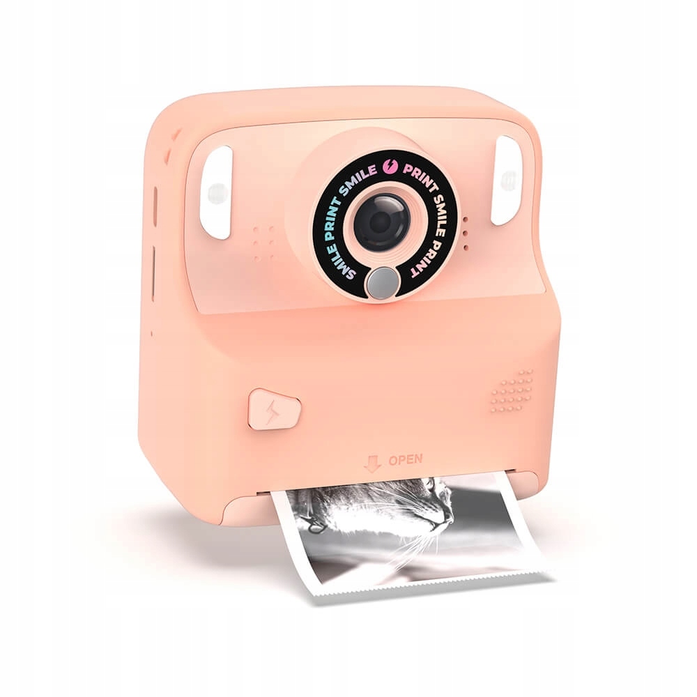 Digitální fotoaparát PixiPrint Mob s funkcí tisku – růžový
