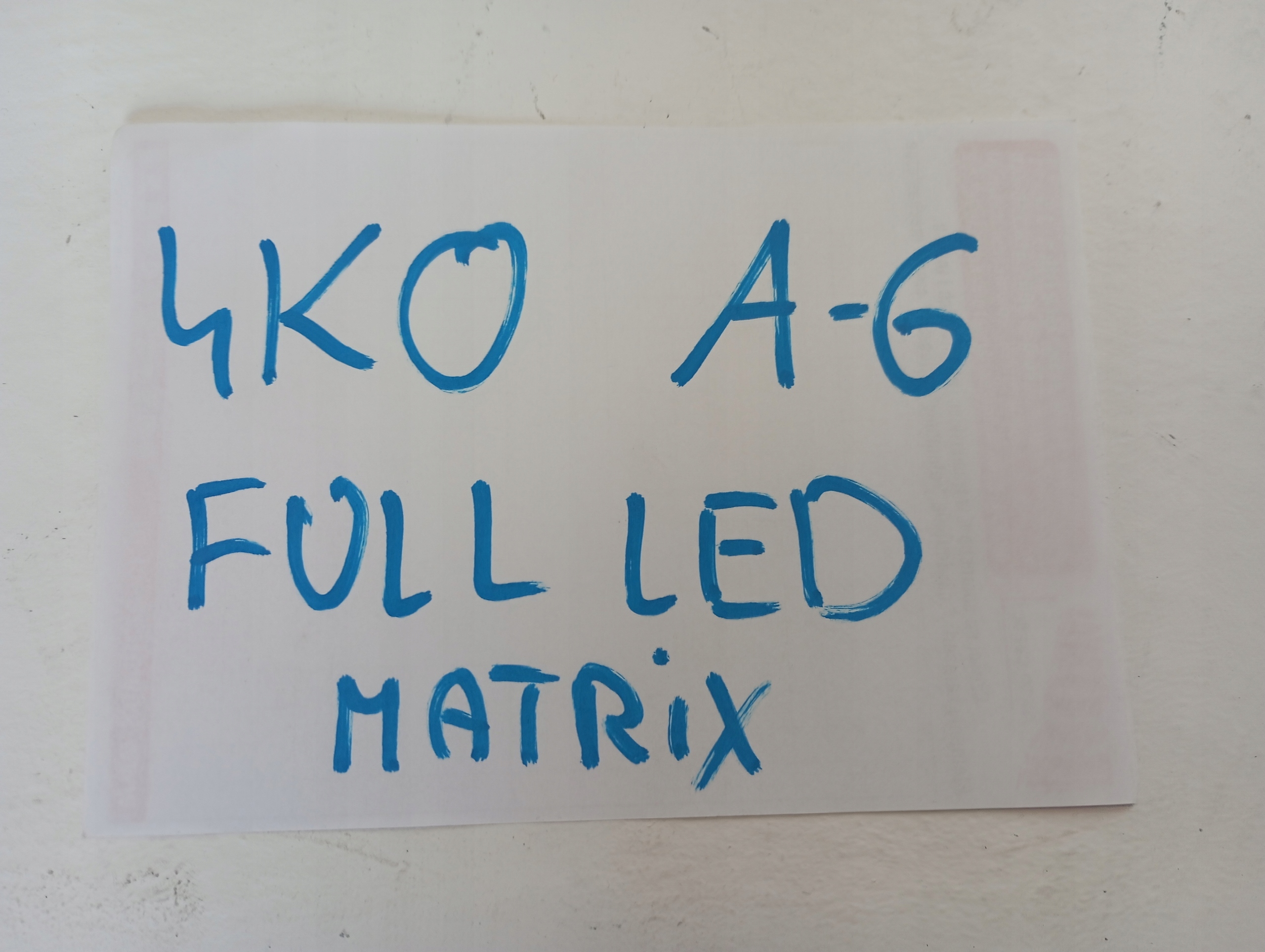 light FULL LED MATRIX left AUDI A6 4K0 4K0941035