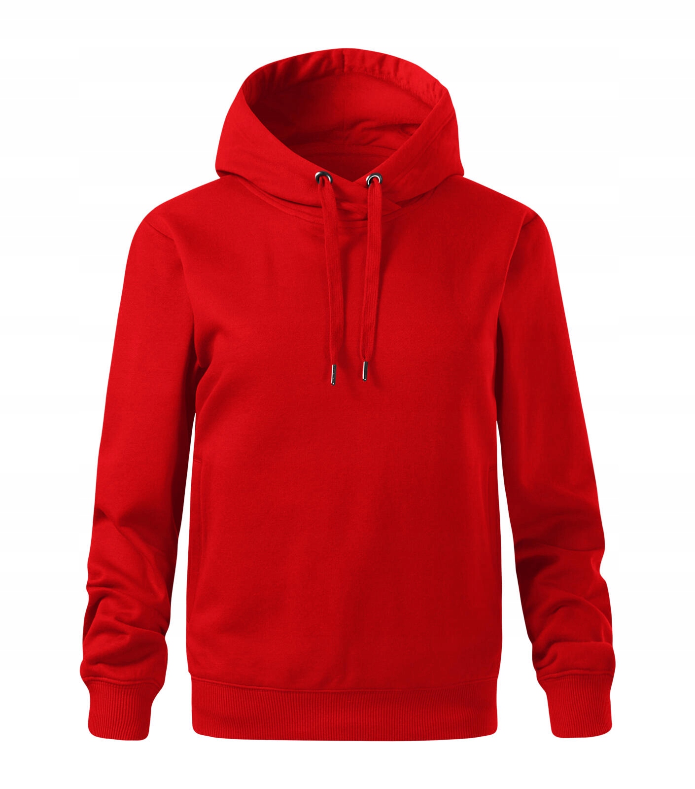 Mikina s s kapucí a bavlněnou klokanka Malfini MOON421 Červená M