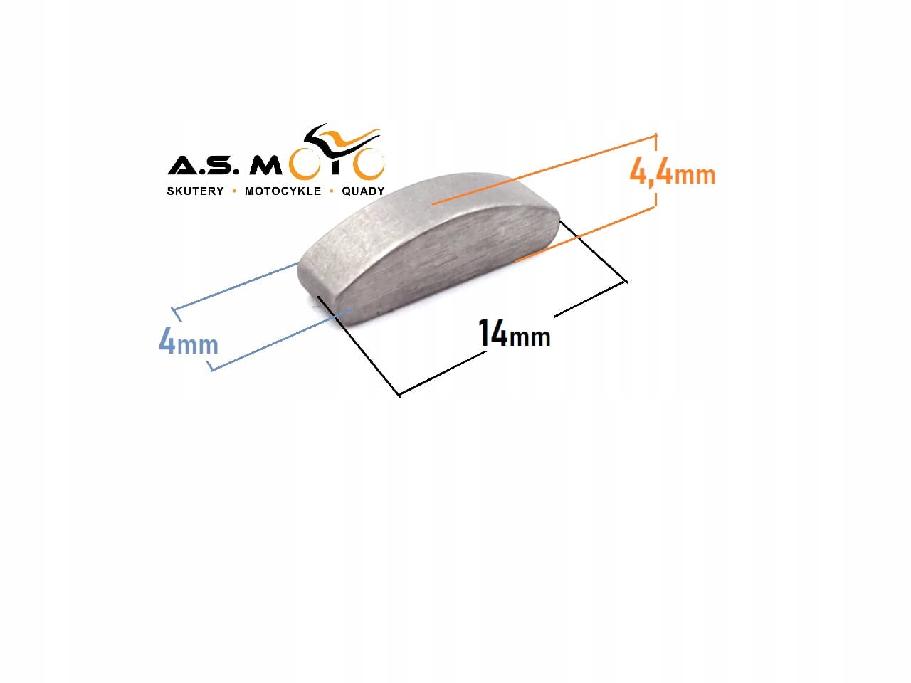 Klin wału korbowego magneta koła magnesowego Quad ATV Shineray Bashan EGL