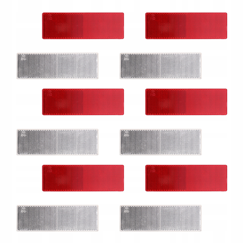 12 SZT. ODBLASKÓW SAMOCHODOWYCH UNIWERSALNY POJAZD