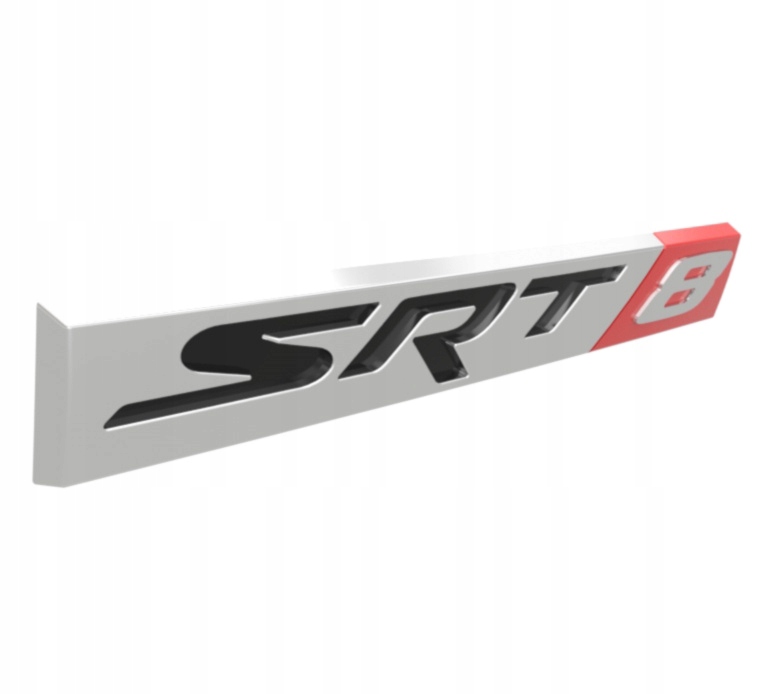 Nápis Emblém Zadný „SRT8“ Originál Mopar Chrysler Jeep Dodge
