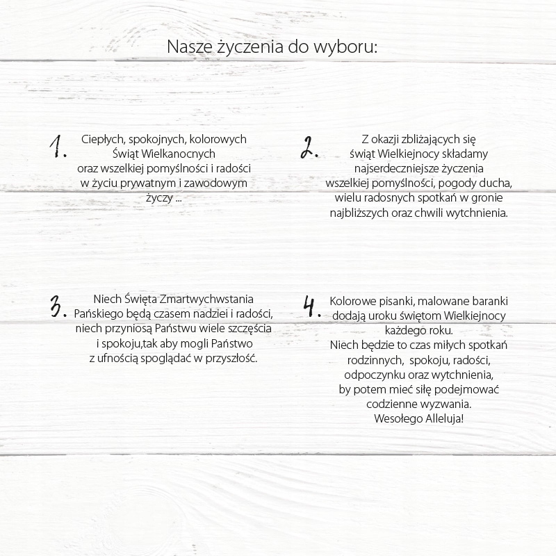 Kartki Świąteczne Wielkanocne, Wielkanoc, projekt nr 18, 10x15 cm, 50 szt Materiał papier