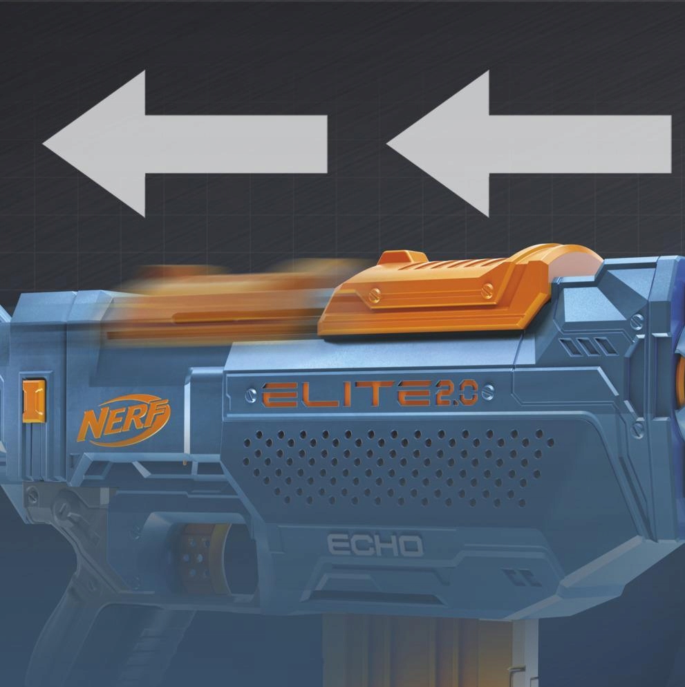 Pistolet karabin Nerf Elite 2.0 Echo CS-10 modułowy Minimalny wiek dziecka 8