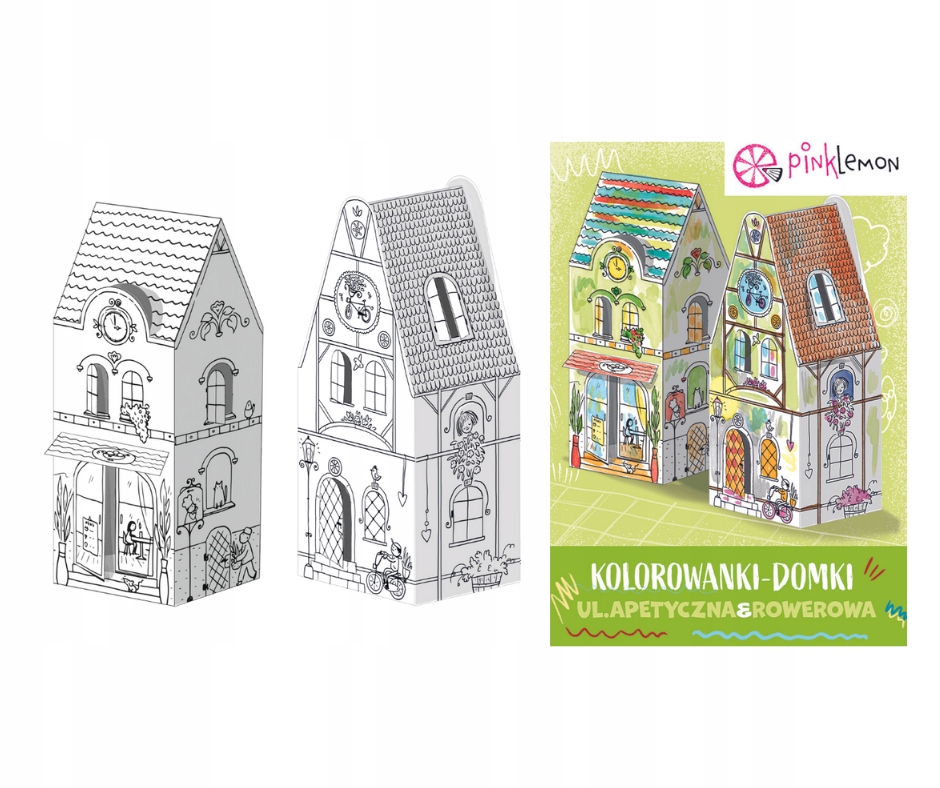 

Domek Do Kolorowania Mini Ul. Apetyczna I Rowero..