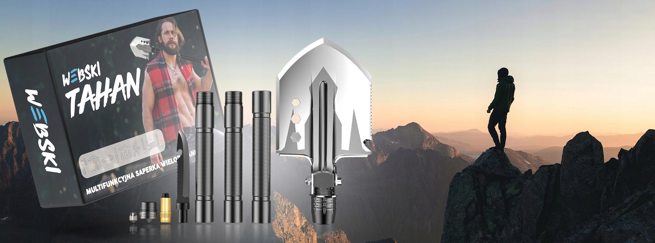 Składana Saperka Multi dla Mężczyzny 29w1 SurviBox Kod producenta SUR02TAH