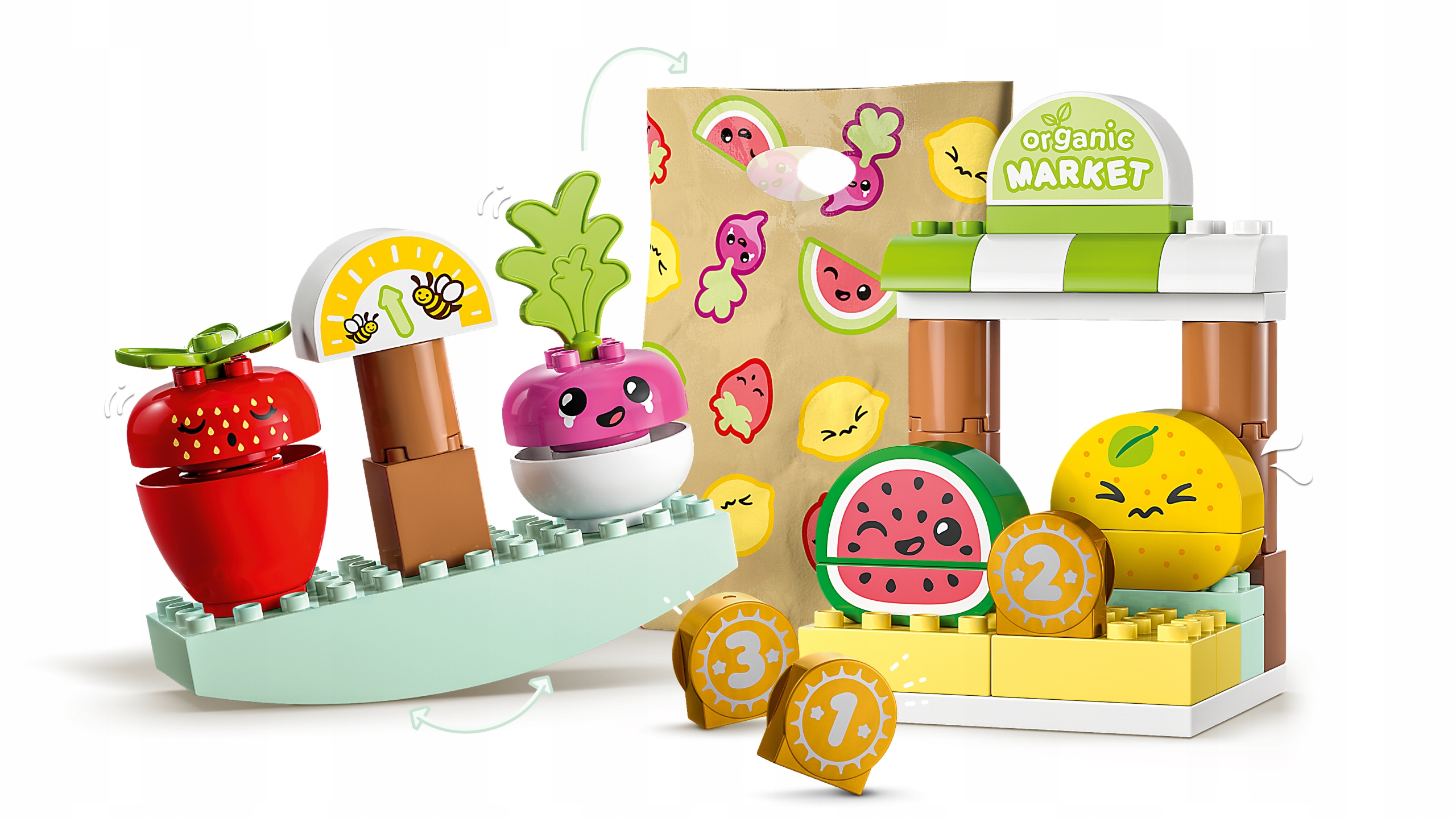 LEGO Duplo Ryneczek bio 10983 Płeć chłopcy dziewczynki