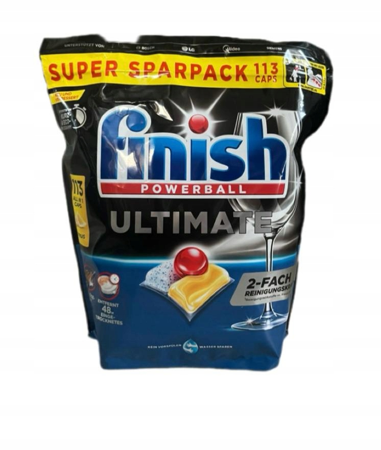 Levně Kapsle Finish Powerball Ultimate All in one citrus 113ks