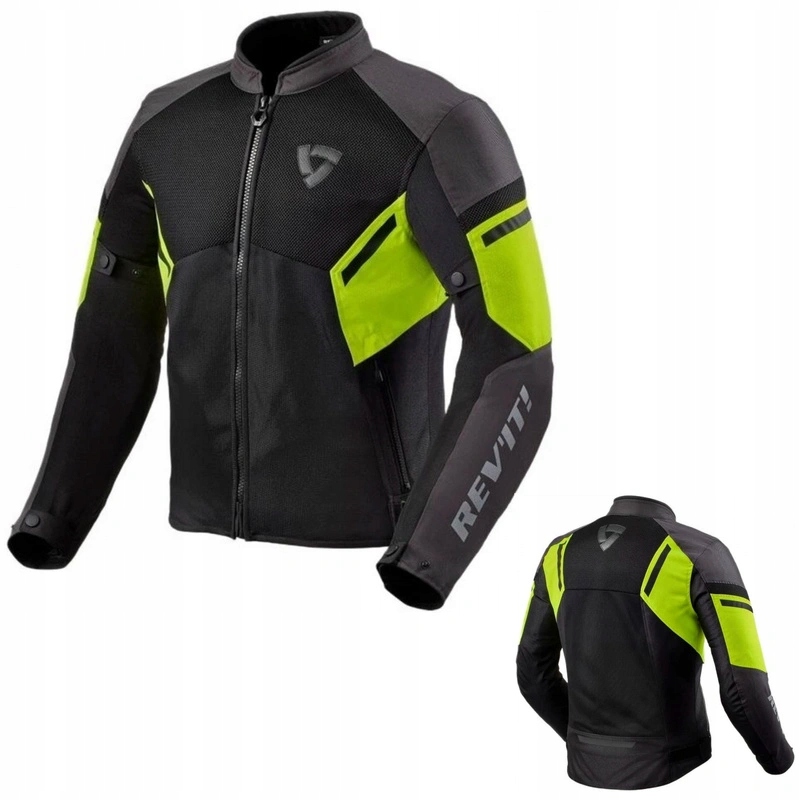 Motocyklová bunda Revit Gt-r Air 3 Black/neon Yellow čierna žltá fluo