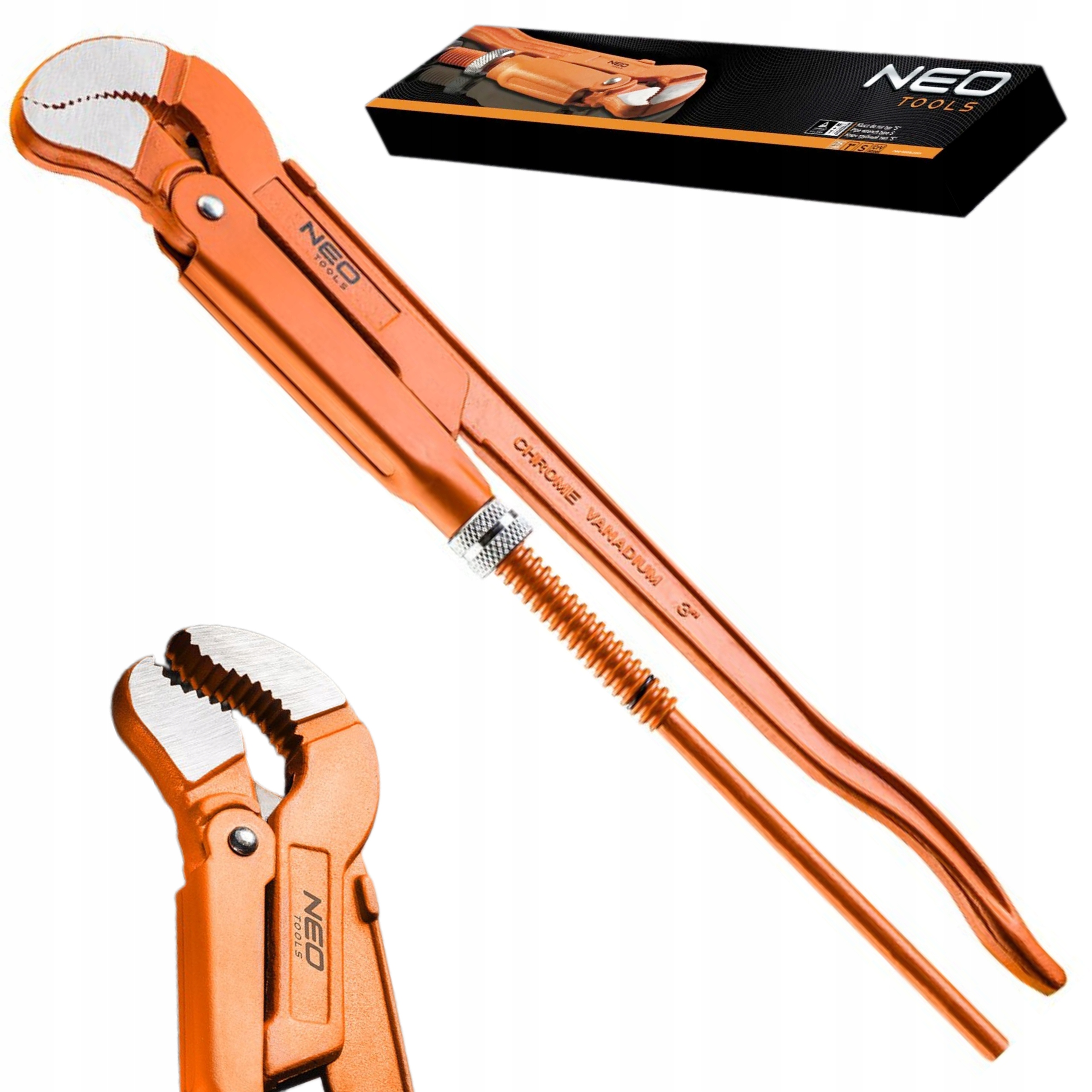 Neo Tools Kovaný Hasák Kľúč Typu S 3` 103/3` 650 mm DIN5234 02-124