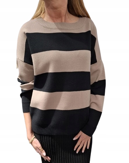 Cocomore Svetr Pásy Late Černá Novinka