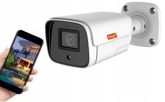 Monitorovanie Vonkajšia Kamera Ip Poe 5Mpx Tuya