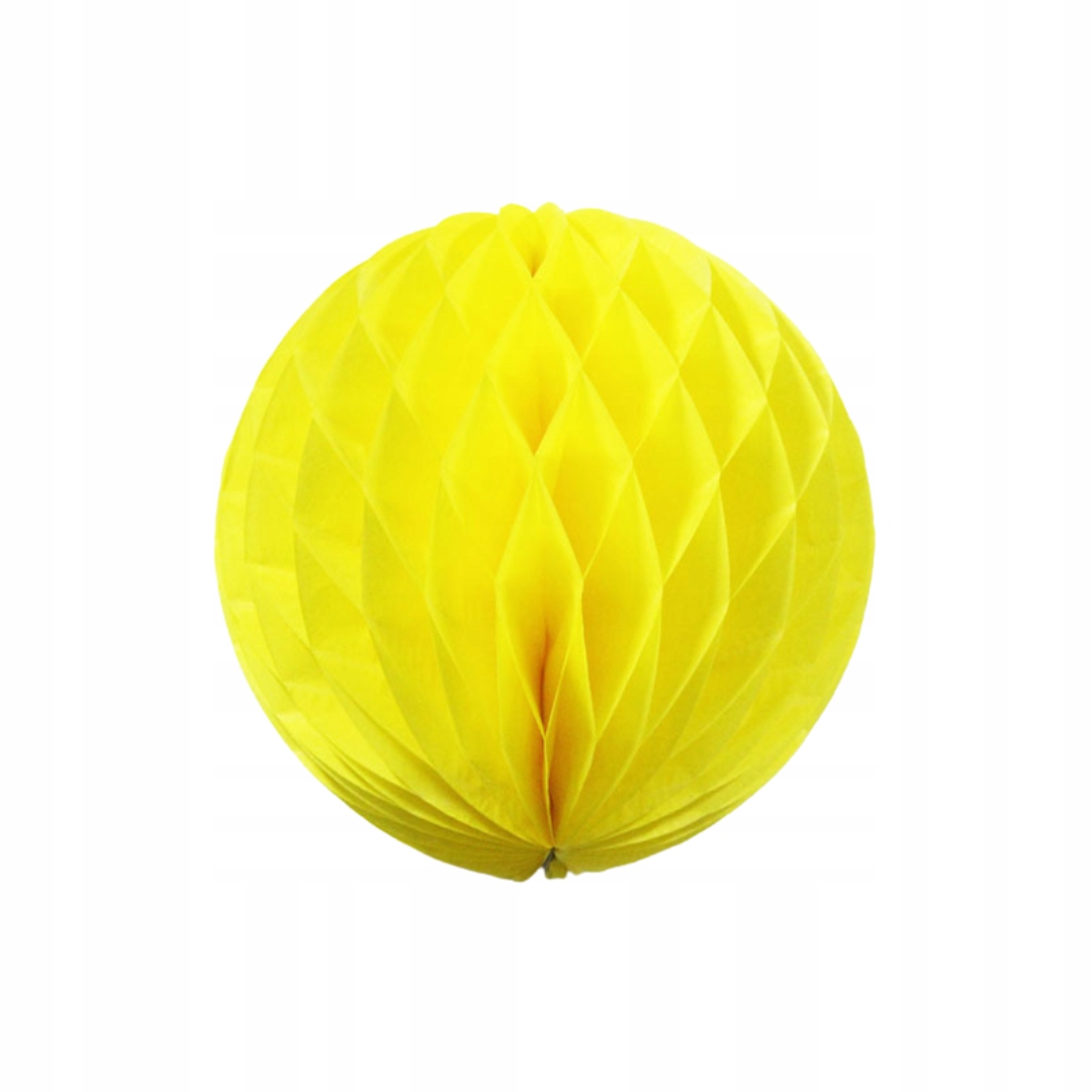 

Kula dekoracja urodziny roczek wesele 15 cm żółta