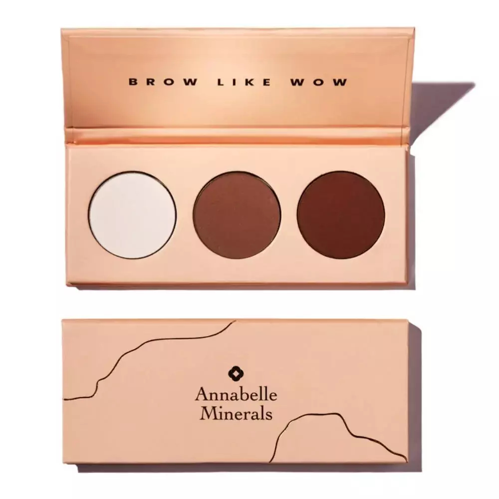 Annabelle Minerals Paleta stínů na obočí Brow Like Wow