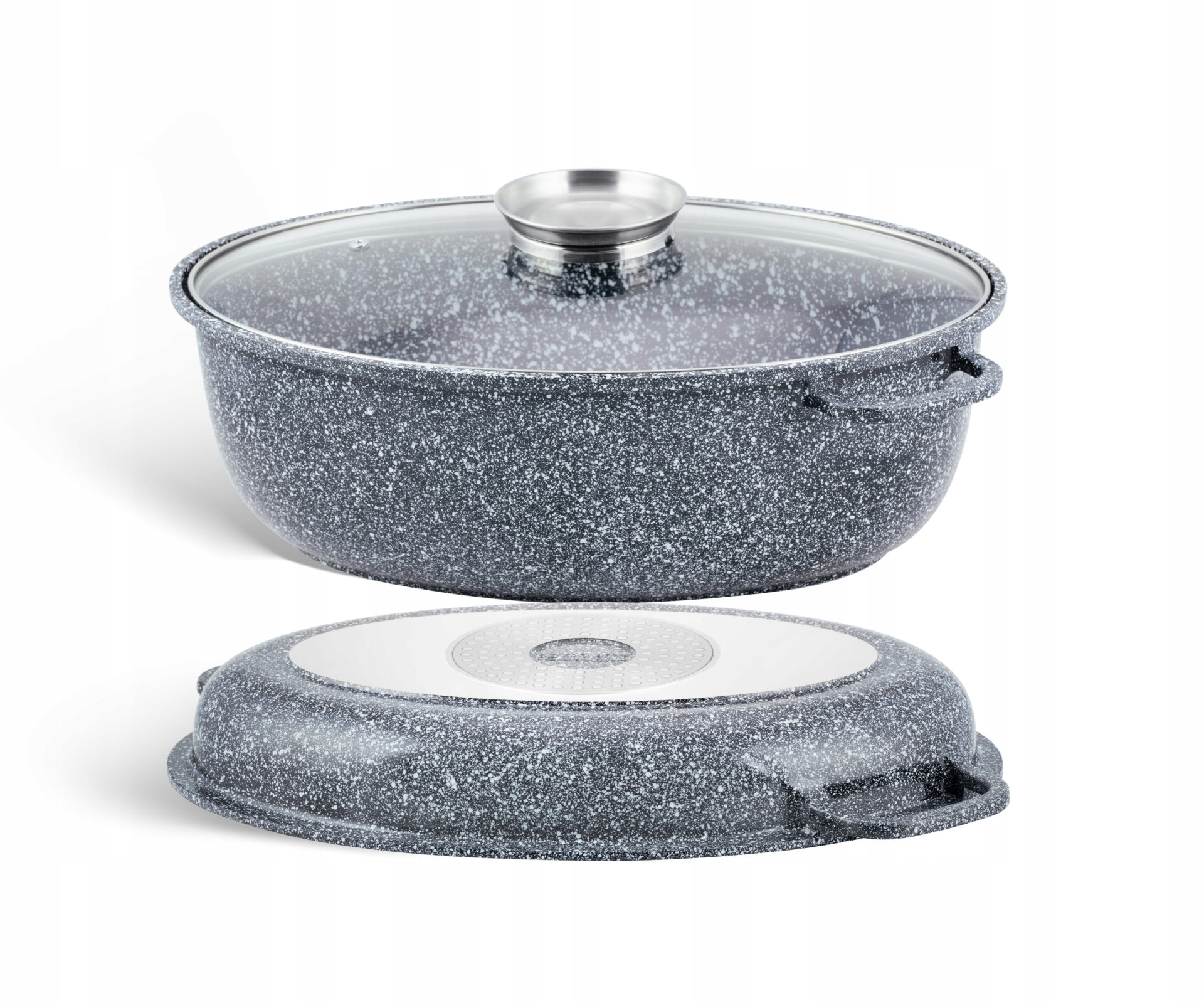 Hrniec Mramor Husička 8 L Pokrievka Pekáč Indukcia 38 cm Edenberg 4602
