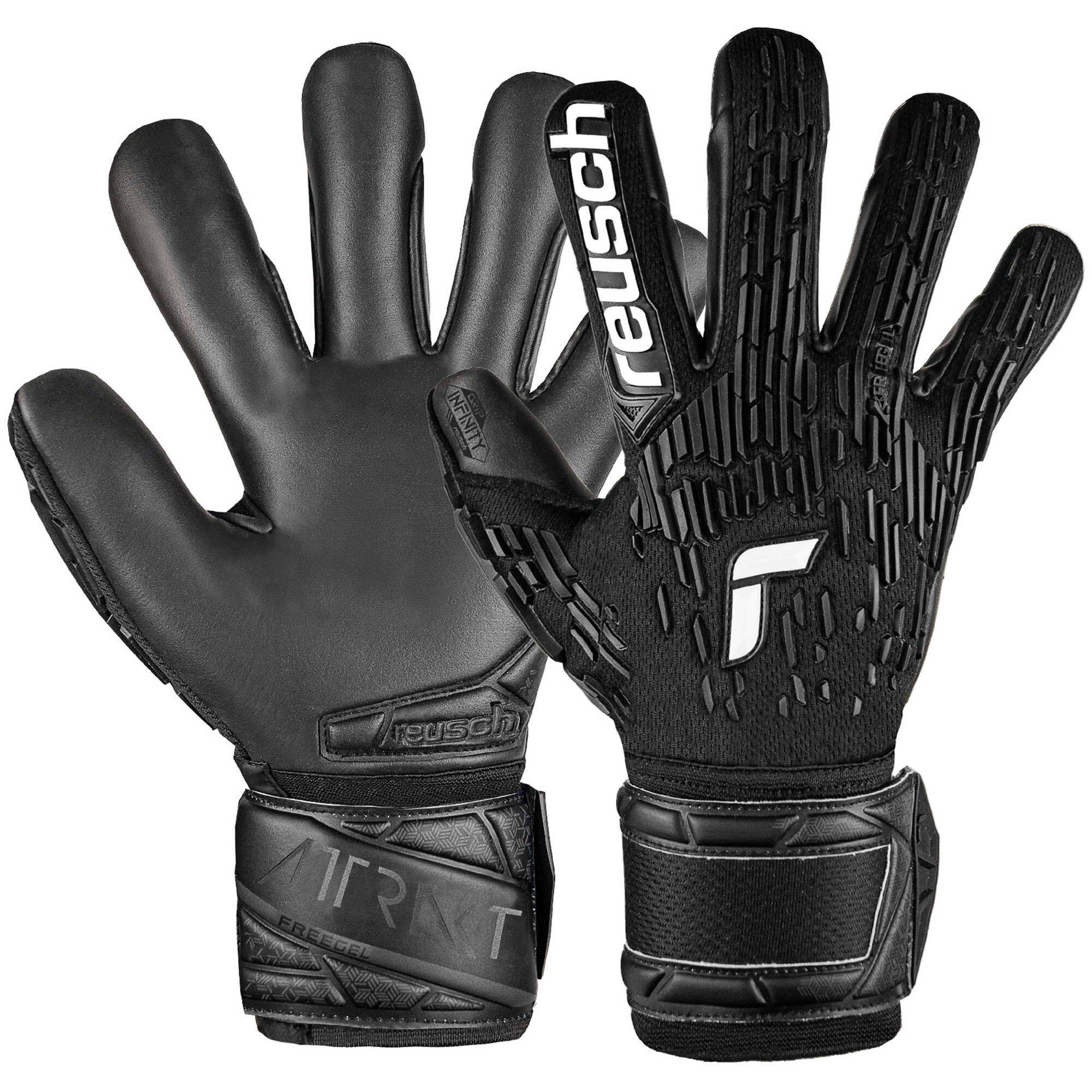 Reusch Brankářské rukavice Attrakt Freegel Infinity Black 9.5